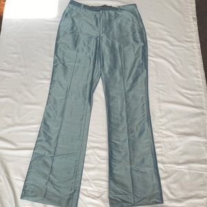 Silk straight leg dress pants by Club Monaco